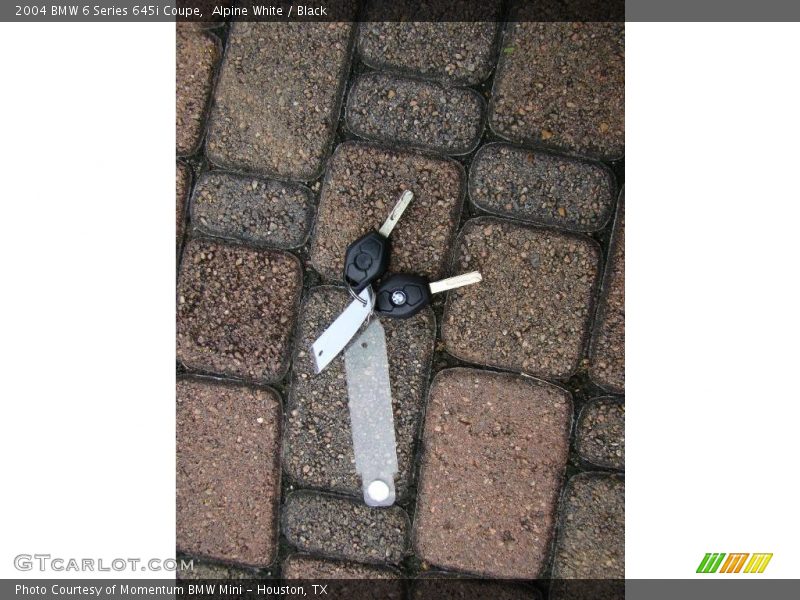 Alpine White / Black 2004 BMW 6 Series 645i Coupe