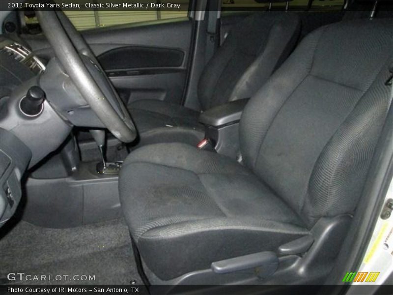 Classic Silver Metallic / Dark Gray 2012 Toyota Yaris Sedan