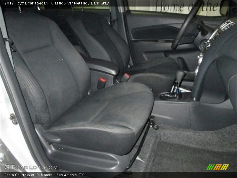 Classic Silver Metallic / Dark Gray 2012 Toyota Yaris Sedan