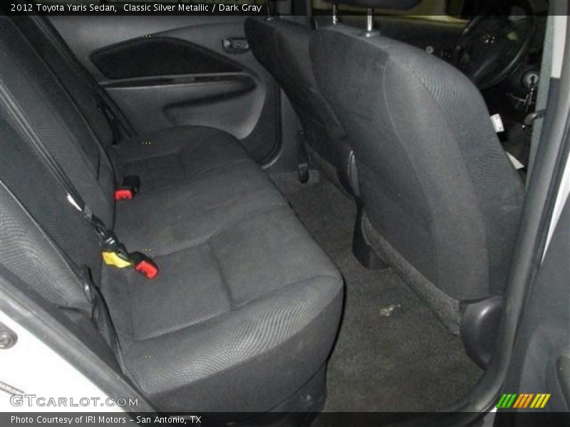 Classic Silver Metallic / Dark Gray 2012 Toyota Yaris Sedan