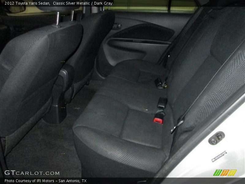 Classic Silver Metallic / Dark Gray 2012 Toyota Yaris Sedan