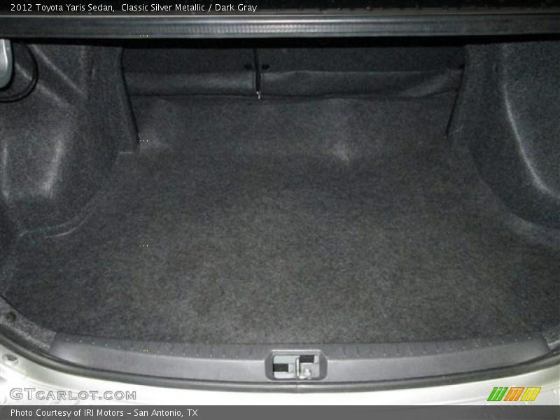 Classic Silver Metallic / Dark Gray 2012 Toyota Yaris Sedan