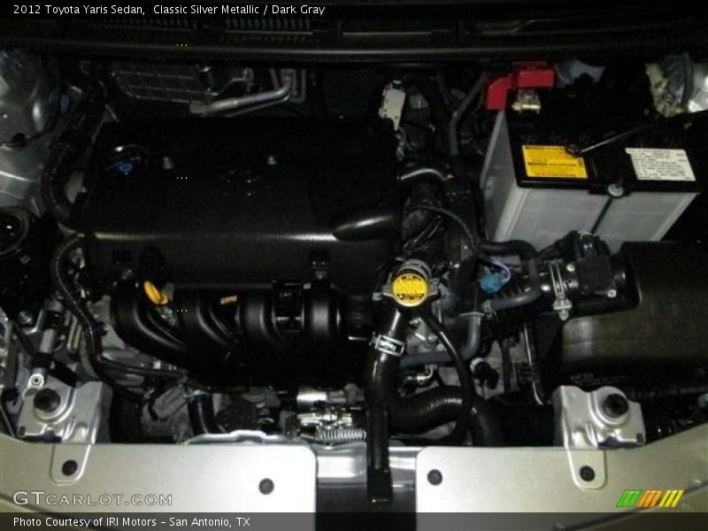 Classic Silver Metallic / Dark Gray 2012 Toyota Yaris Sedan