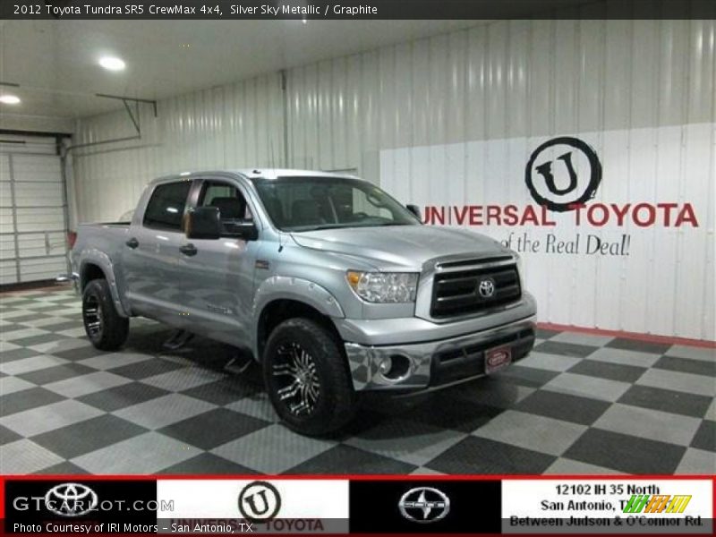 Silver Sky Metallic / Graphite 2012 Toyota Tundra SR5 CrewMax 4x4