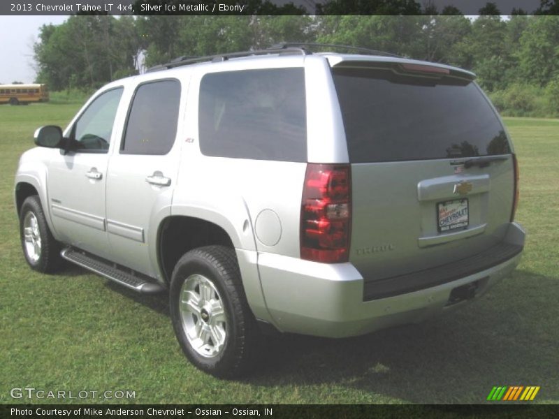 Silver Ice Metallic / Ebony 2013 Chevrolet Tahoe LT 4x4