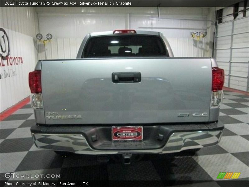 Silver Sky Metallic / Graphite 2012 Toyota Tundra SR5 CrewMax 4x4