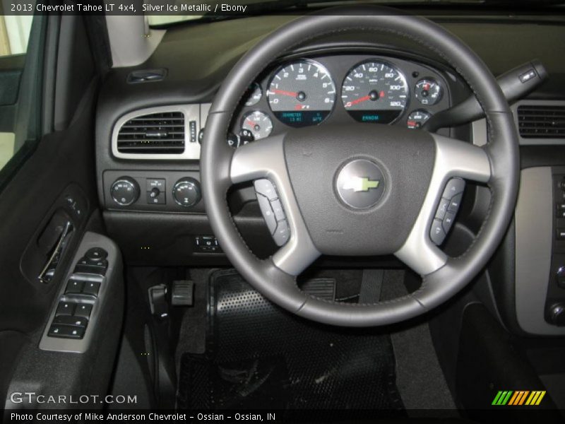 Silver Ice Metallic / Ebony 2013 Chevrolet Tahoe LT 4x4