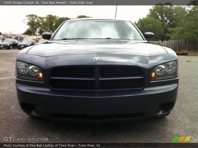 Steel Blue Metallic / Dark Slate Gray 2008 Dodge Charger SE