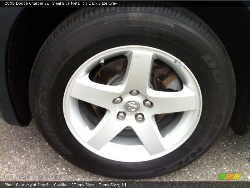 Steel Blue Metallic / Dark Slate Gray 2008 Dodge Charger SE