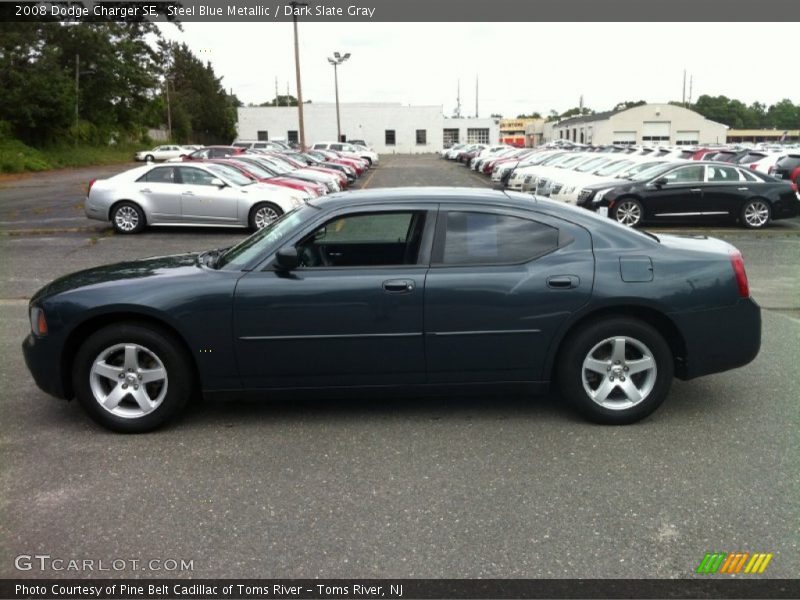 Steel Blue Metallic / Dark Slate Gray 2008 Dodge Charger SE