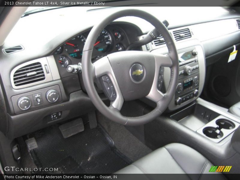 Silver Ice Metallic / Ebony 2013 Chevrolet Tahoe LT 4x4