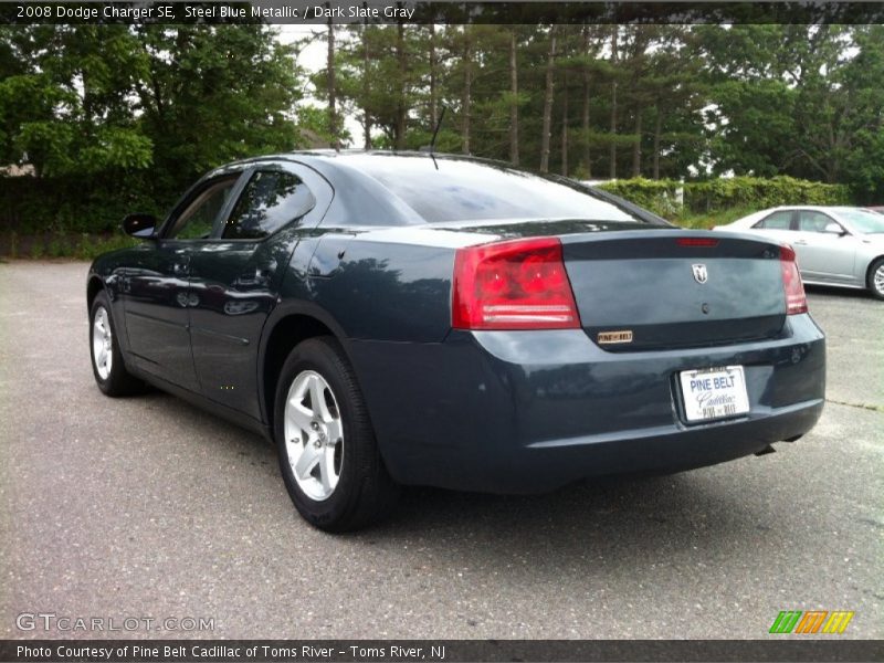 Steel Blue Metallic / Dark Slate Gray 2008 Dodge Charger SE