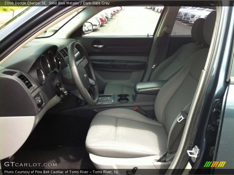 Steel Blue Metallic / Dark Slate Gray 2008 Dodge Charger SE
