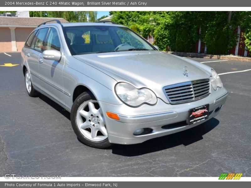 Brilliant Silver Metallic / Ash Grey 2004 Mercedes-Benz C 240 4Matic Wagon