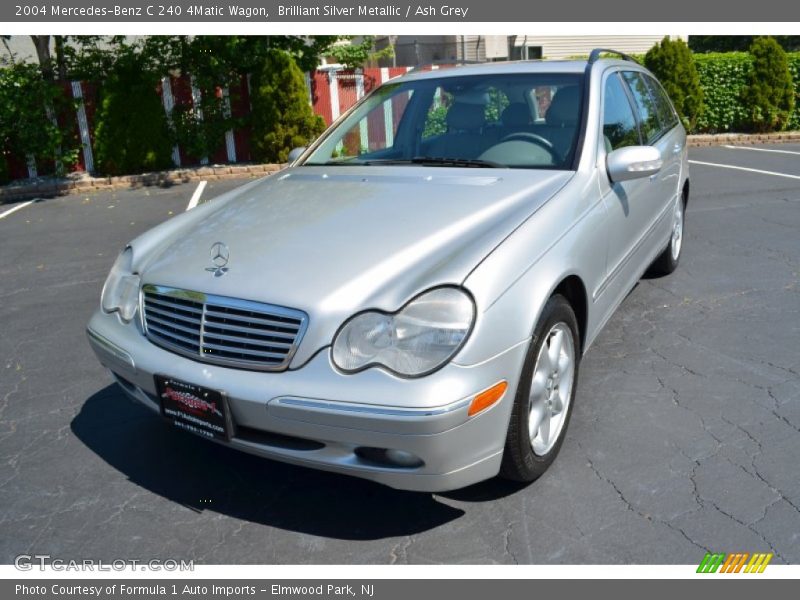 Brilliant Silver Metallic / Ash Grey 2004 Mercedes-Benz C 240 4Matic Wagon