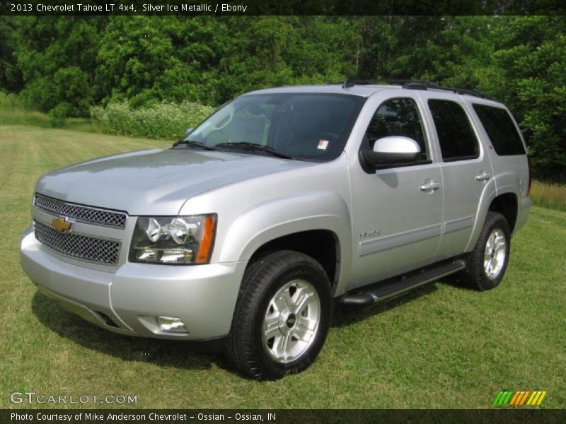 Silver Ice Metallic / Ebony 2013 Chevrolet Tahoe LT 4x4