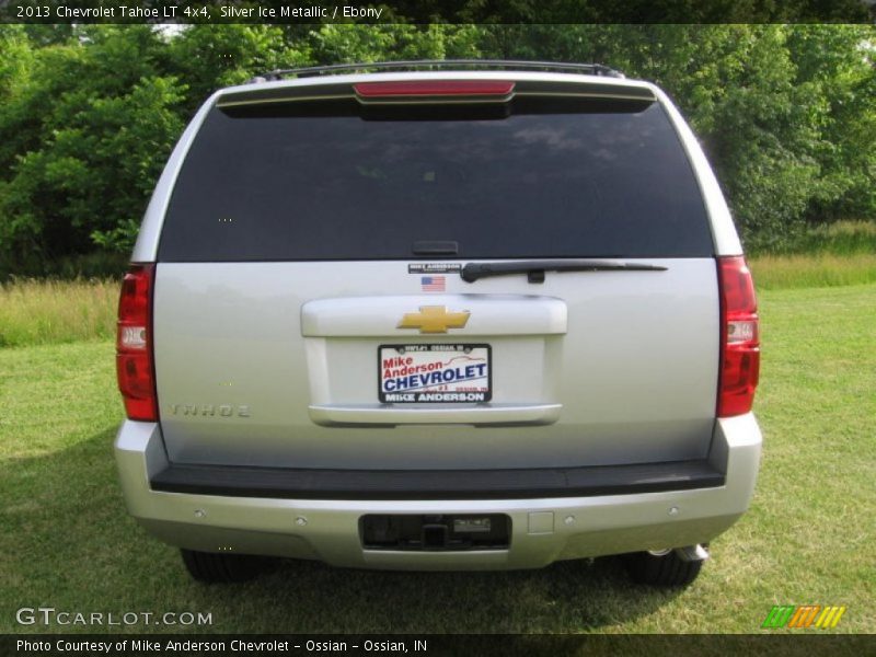 Silver Ice Metallic / Ebony 2013 Chevrolet Tahoe LT 4x4