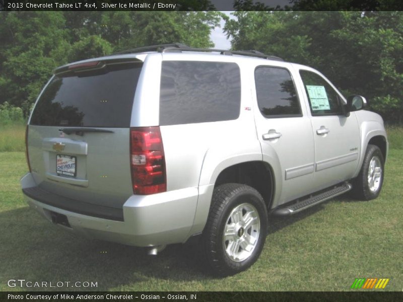 Silver Ice Metallic / Ebony 2013 Chevrolet Tahoe LT 4x4