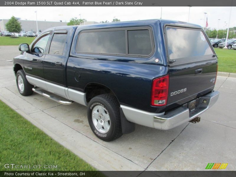 Patriot Blue Pearl / Dark Slate Gray 2004 Dodge Ram 1500 SLT Quad Cab 4x4
