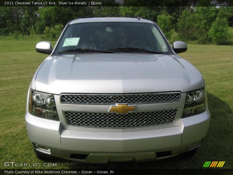 Silver Ice Metallic / Ebony 2013 Chevrolet Tahoe LT 4x4