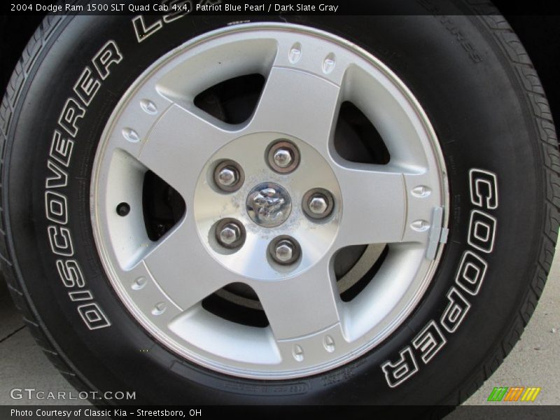 Patriot Blue Pearl / Dark Slate Gray 2004 Dodge Ram 1500 SLT Quad Cab 4x4