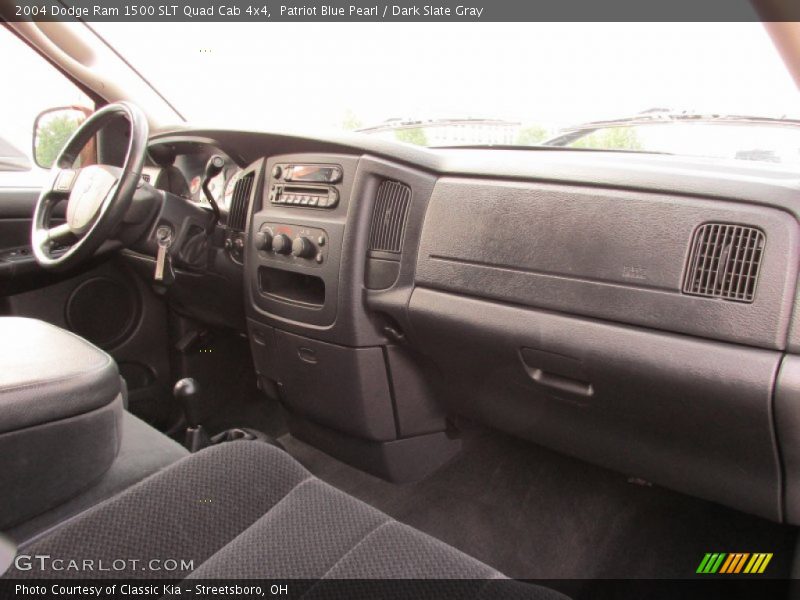 Patriot Blue Pearl / Dark Slate Gray 2004 Dodge Ram 1500 SLT Quad Cab 4x4