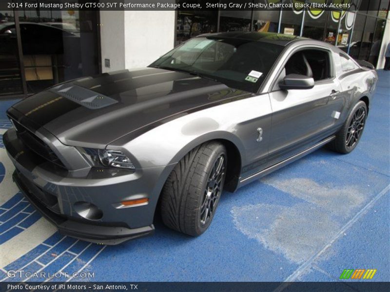 Sterling Gray / Shelby Charcoal Black/Black Accents 2014 Ford Mustang Shelby GT500 SVT Performance Package Coupe