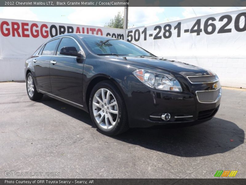 Black Granite Metallic / Cocoa/Cashmere 2012 Chevrolet Malibu LTZ