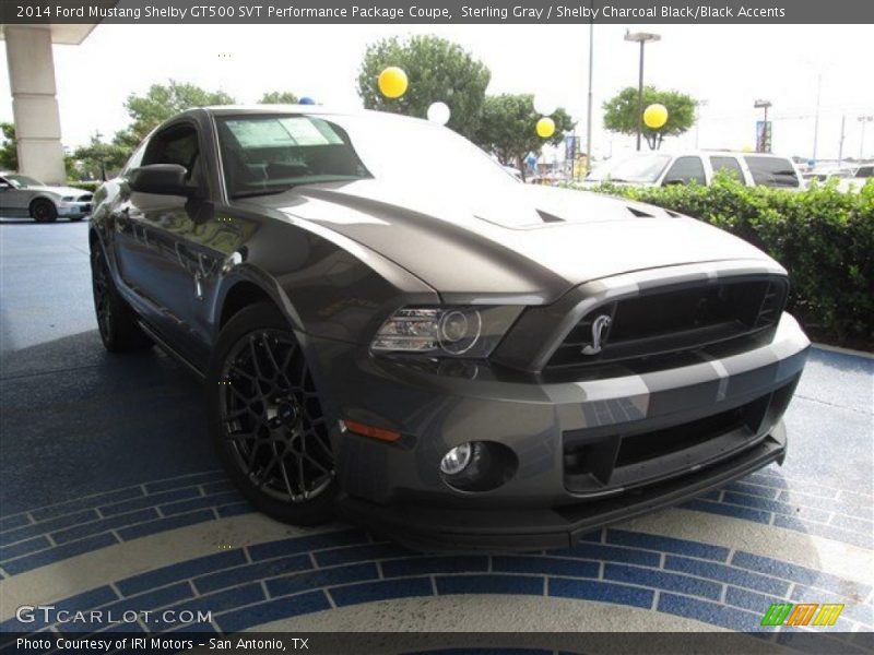 Sterling Gray / Shelby Charcoal Black/Black Accents 2014 Ford Mustang Shelby GT500 SVT Performance Package Coupe