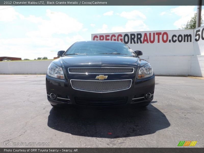 Black Granite Metallic / Cocoa/Cashmere 2012 Chevrolet Malibu LTZ