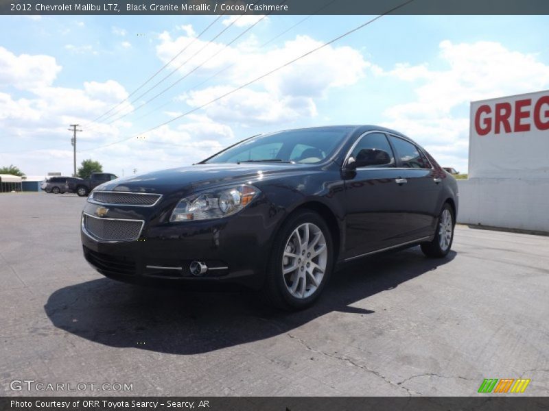 Black Granite Metallic / Cocoa/Cashmere 2012 Chevrolet Malibu LTZ