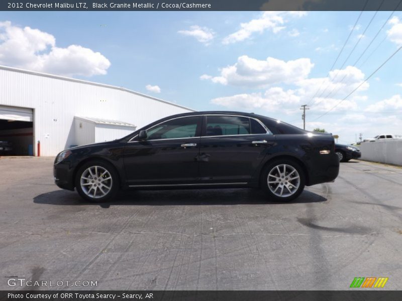 Black Granite Metallic / Cocoa/Cashmere 2012 Chevrolet Malibu LTZ