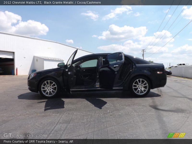 Black Granite Metallic / Cocoa/Cashmere 2012 Chevrolet Malibu LTZ