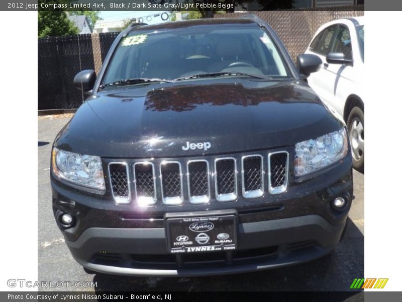 Black / Dark Slate Gray/Light Pebble Beige 2012 Jeep Compass Limited 4x4