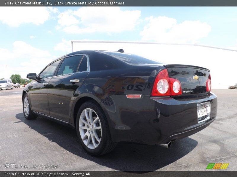 Black Granite Metallic / Cocoa/Cashmere 2012 Chevrolet Malibu LTZ