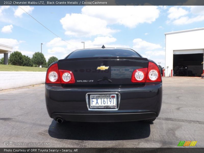 Black Granite Metallic / Cocoa/Cashmere 2012 Chevrolet Malibu LTZ