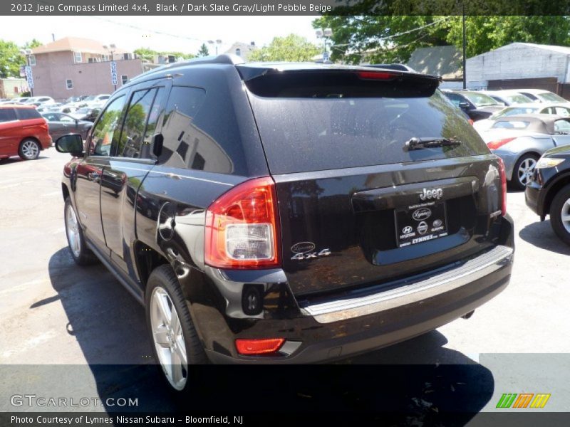 Black / Dark Slate Gray/Light Pebble Beige 2012 Jeep Compass Limited 4x4