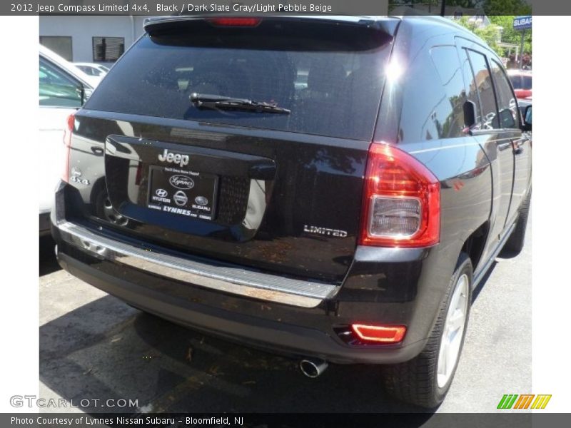 Black / Dark Slate Gray/Light Pebble Beige 2012 Jeep Compass Limited 4x4