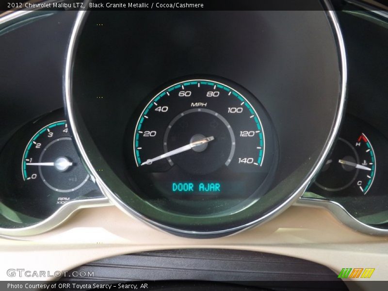Black Granite Metallic / Cocoa/Cashmere 2012 Chevrolet Malibu LTZ