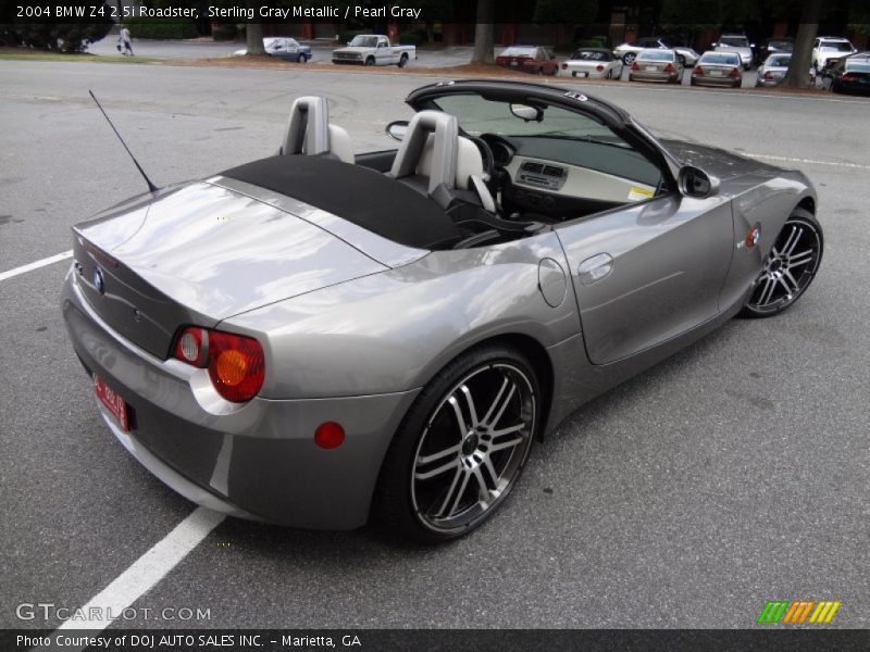 Sterling Gray Metallic / Pearl Gray 2004 BMW Z4 2.5i Roadster