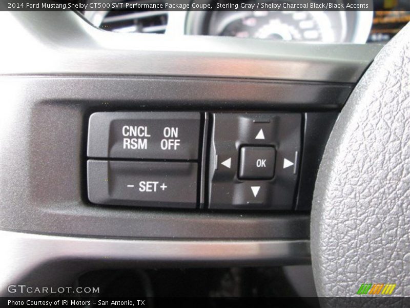 Controls of 2014 Mustang Shelby GT500 SVT Performance Package Coupe