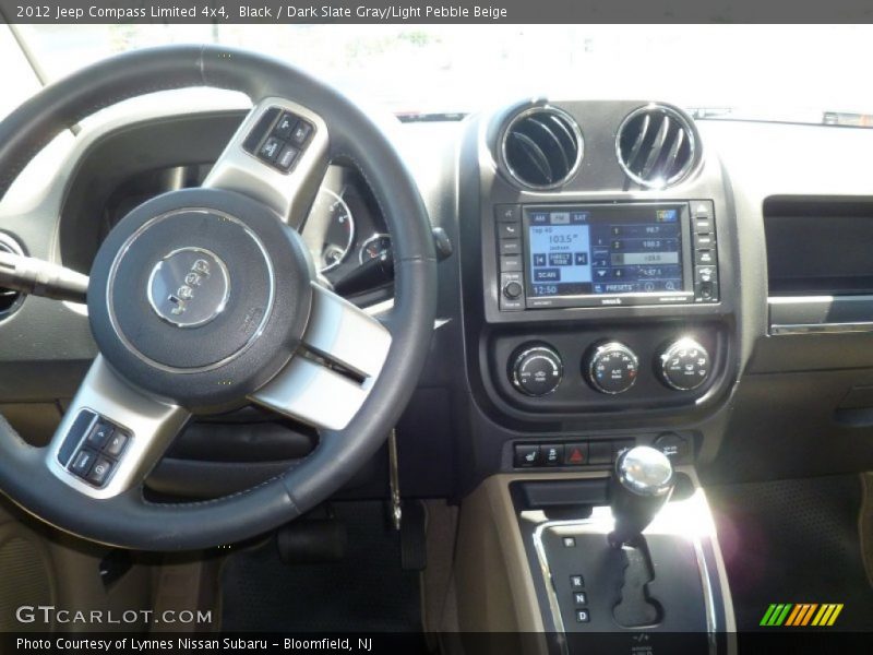 Black / Dark Slate Gray/Light Pebble Beige 2012 Jeep Compass Limited 4x4
