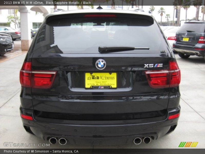 Black Sapphire Metallic / Black 2013 BMW X5 M M xDrive