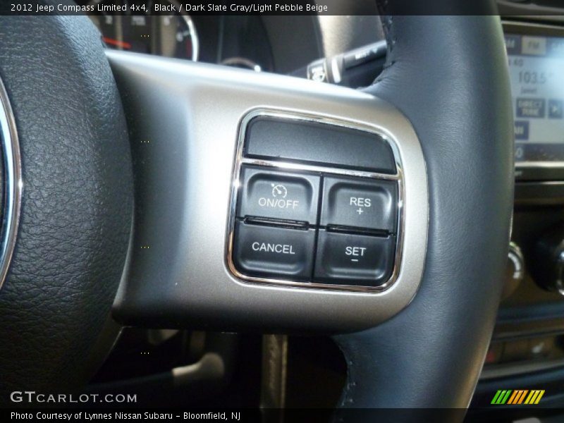 Black / Dark Slate Gray/Light Pebble Beige 2012 Jeep Compass Limited 4x4