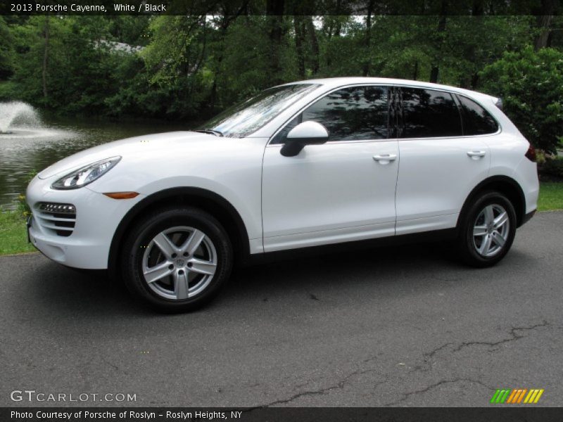 White / Black 2013 Porsche Cayenne