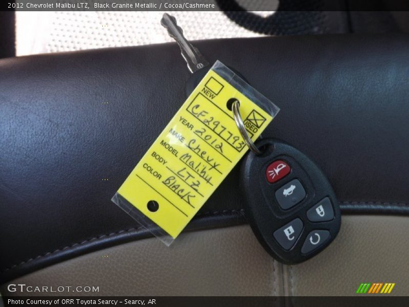 Black Granite Metallic / Cocoa/Cashmere 2012 Chevrolet Malibu LTZ