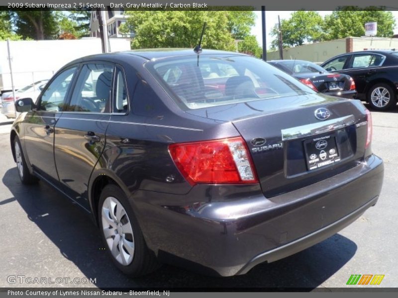 Dark Gray Metallic / Carbon Black 2009 Subaru Impreza 2.5i Sedan
