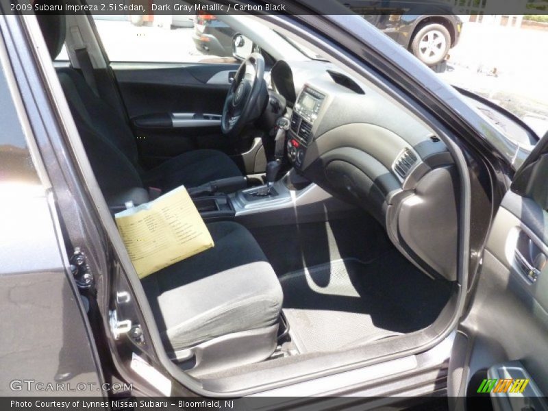 Dark Gray Metallic / Carbon Black 2009 Subaru Impreza 2.5i Sedan