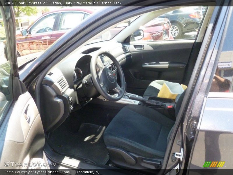 Dark Gray Metallic / Carbon Black 2009 Subaru Impreza 2.5i Sedan