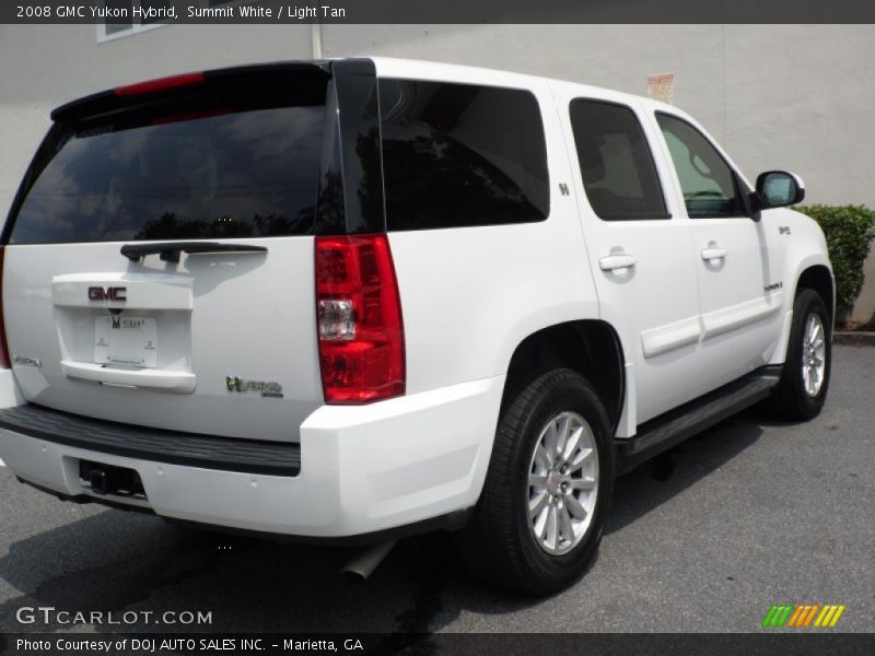 Summit White / Light Tan 2008 GMC Yukon Hybrid